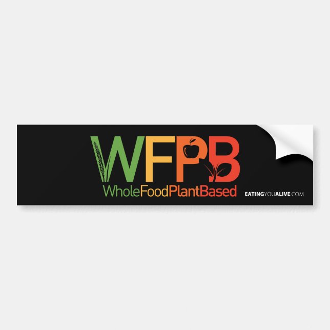 Para Coche Logotipo WFPB - pegatina del parachoques oscuro (Frente)