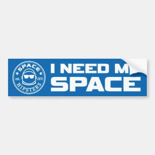 Para Coche Los inconformistas del espacio "necesito pegatina