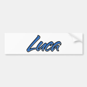 Para Coche Luca Nombre azul Aufkleber Pegatina Autoaufkleber