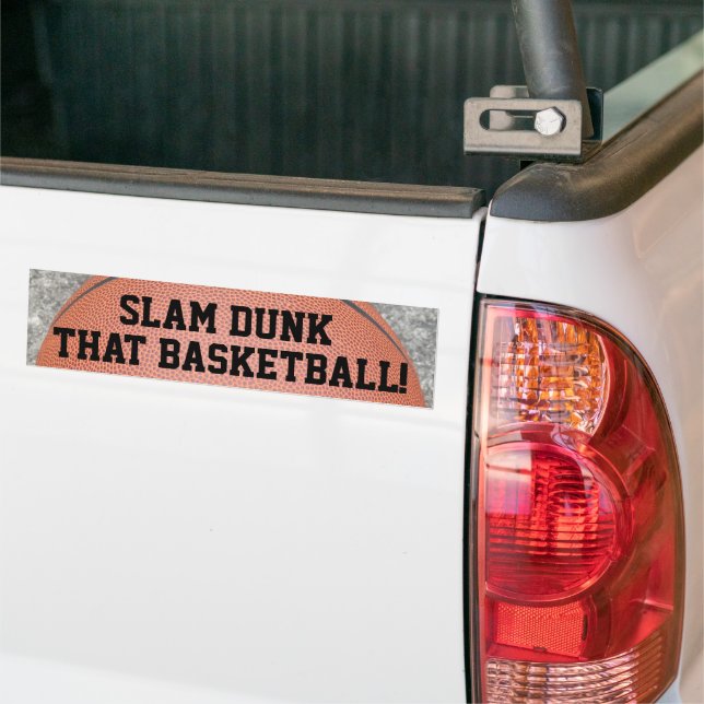 Para Coche Mate esa Canasta de Baloncesto Pegatina Divertida (En Camión)