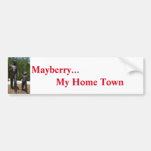 Para Coche Mayberry - Mi pegatina de parachoques de mi ciudad