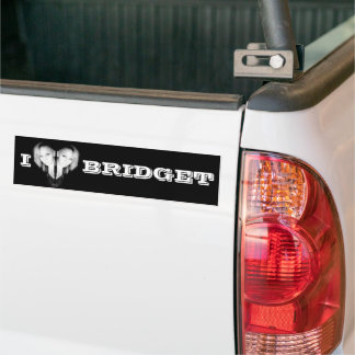 Para Coche Me Encanta La Pegatina De Bridget Bumper
