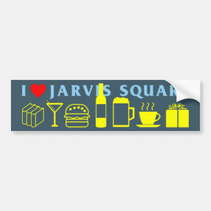 Para Coche Me Encanta La Pegatina De La Paracaídas De Jarvis