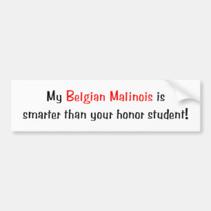 Para Coche Mi Malionis belga es más elegante… Pegatina par