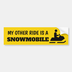 Para Coche Mi otra travesía es un Pegatina de moto de nieve