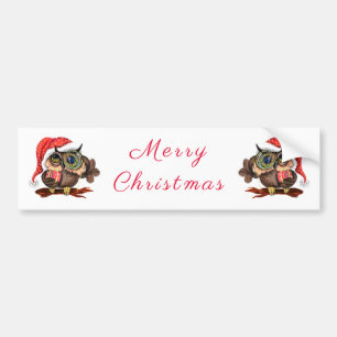 Para Coche Navidades dan a Pegatina Lechuza Bebé con regalo
