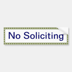 Para Coche No solicitar pegatina de parachoques
