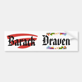 Para Coche Nombra al pegatina de Barack y de Draven