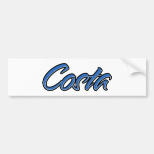Para Coche Nombre de Costa azul Aufkleber Pegatina Autoaufkle