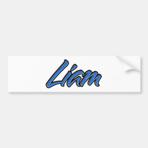 Para Coche Nombre de Liam azul Aufkleber Pegatina Autoaufkleb