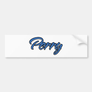 Para Coche Nombre de Perry azul Aufkleber Pegatina Autoaufkle