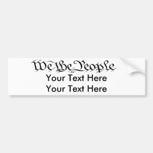 Para Coche Nosotros el pegatina adaptable del bumpber de la
