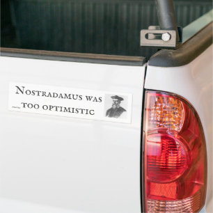 Para Coche Nostradamus - Un Pegatina de MisterP