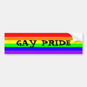 Para Coche Orgullo gay LGBTQ Bandera del Arcoiris Pegatina
