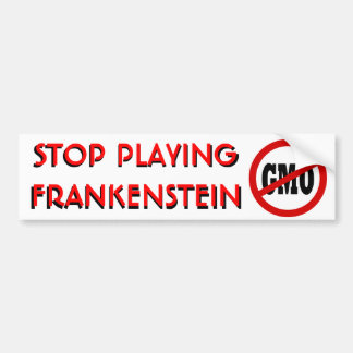 Para Coche Pare el jugar de Frankenstein NINGUNA pegatina