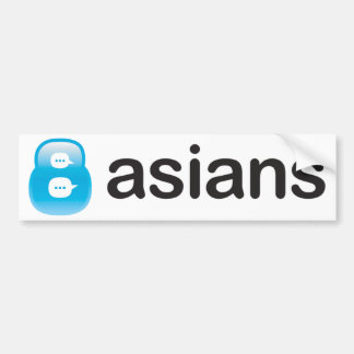 Para Coche pegatina 8Asians