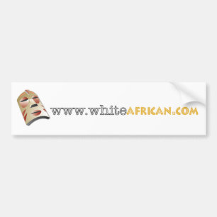 Para Coche Pegatina africano blanco