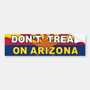 Para Coche pegatina anti de Obama "no pise en Arizona"