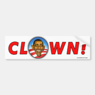 Para Coche Pegatina anti Obama de "Payaso"