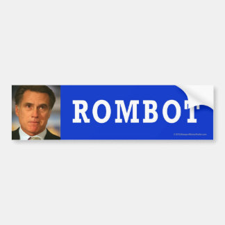 Para Coche Pegatina Anti-Romney Rombot