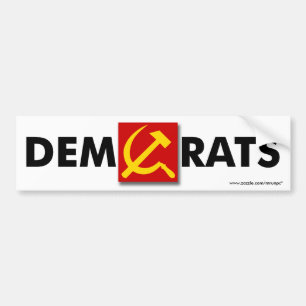 Para Coche Pegatina antidemócrata "DemRats"