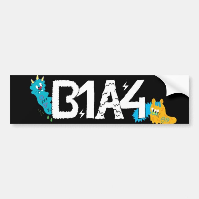 Para Coche Pegatina B1A4 (ver simple.) (Frente)