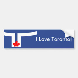 Para Coche Pegatina Bandera de Toronto, Canadá