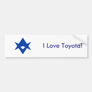 Para Coche Pegatina Bandera de Toyota City, Japón