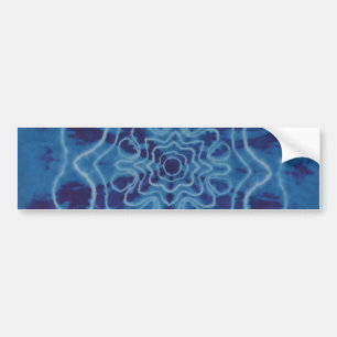 Para Coche Pegatina Blue Purple Star Tie Dye