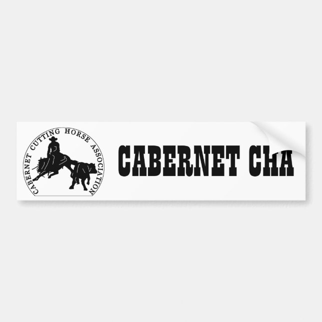 Para Coche Pegatina Cabernet CHA Blanc (Frente)