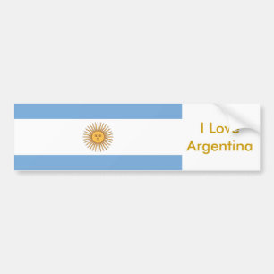 Para Coche Pegatina con bandera de Argentina