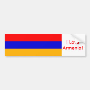 Para Coche Pegatina con bandera de Armenia