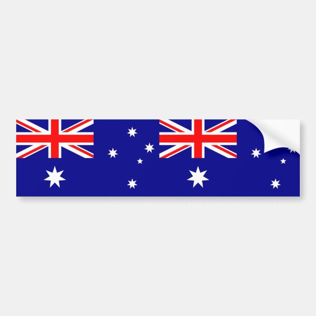 Para Coche Pegatina con bandera de Australia (Frente)
