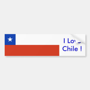 Para Coche Pegatina con bandera de Chile