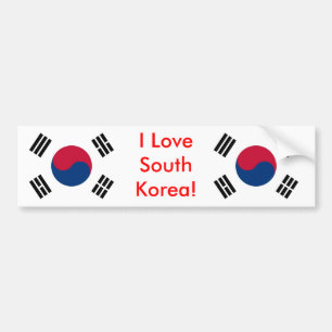 Para Coche Pegatina con bandera de Corea del Sur