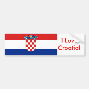 Para Coche Pegatina con bandera de Croacia