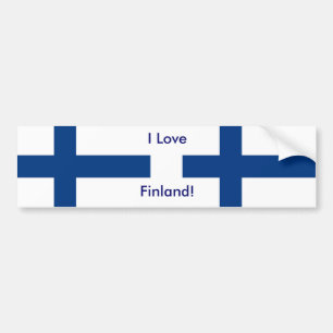 Para Coche Pegatina con bandera de Finlandia
