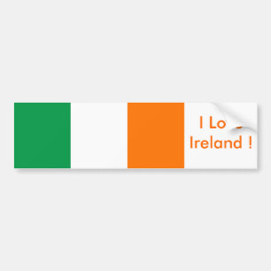 Para Coche Pegatina con bandera de Irlanda