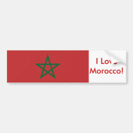 Para Coche Pegatina con bandera de Marruecos