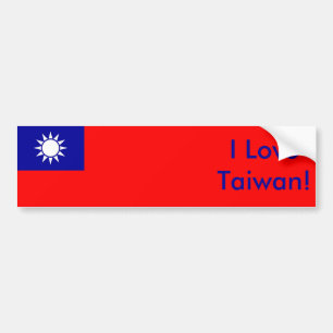 Para Coche Pegatina con bandera de Taiwán