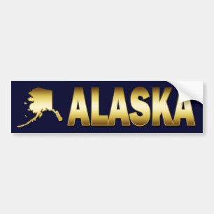 PARA COCHE PEGATINA DE ALASKA DEL ORO