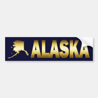 PARA COCHE PEGATINA DE ALASKA DEL ORO