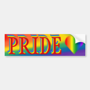 Para Coche Pegatina de amor arcoiris del orgullo gay