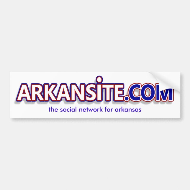 Para Coche Pegatina de ARKANSiTE.COM (Frente)