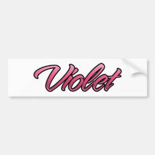Para Coche Pegatina de Aufkleber rosa violeta descolorido