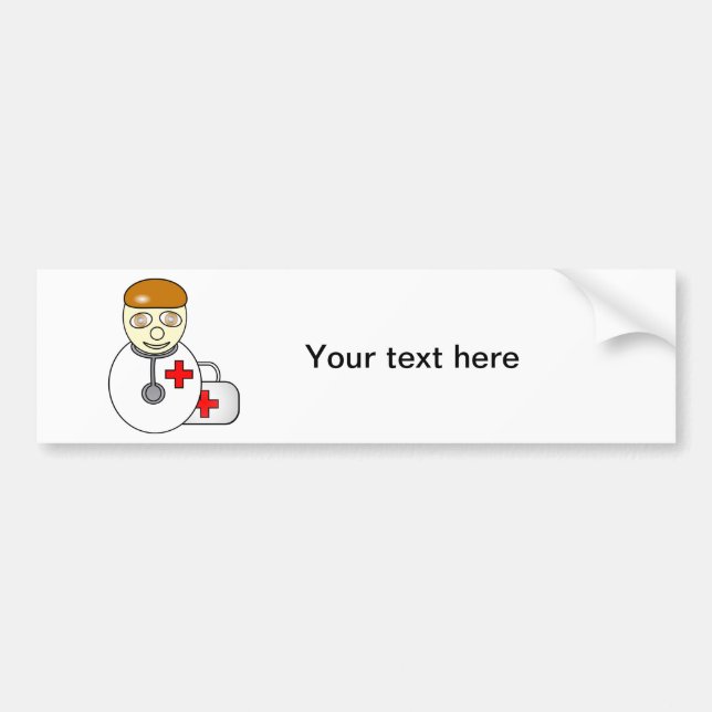 Para Coche Pegatina de automóvil doctor - personalisierbar - (Frente)