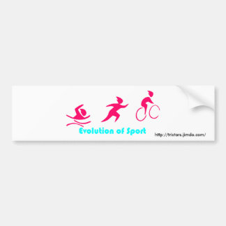 Para Coche Pegatina de automóvil triatlón