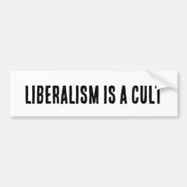 Para Coche Pegatina de bumper con frase: "el liberalismo es u