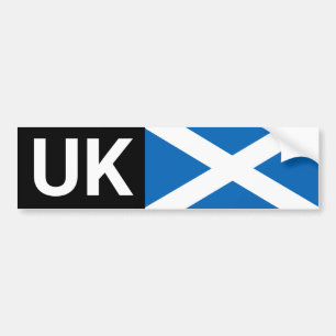 Para Coche PEGATINA de coches del Reino Unido y Escocia viaja