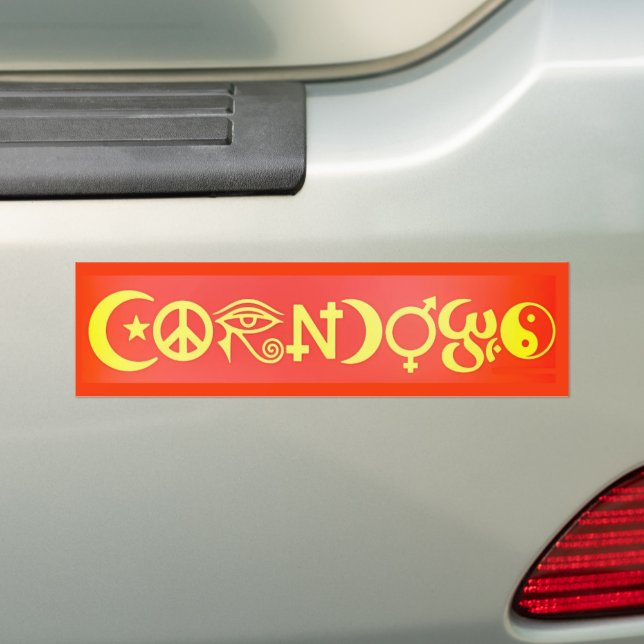 Para Coche Pegatina de Corndogs (en coche)